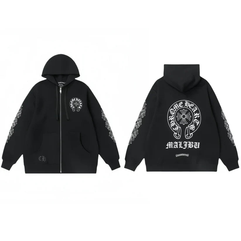 Chrome Hearts New Zip Up Hoodie 8515